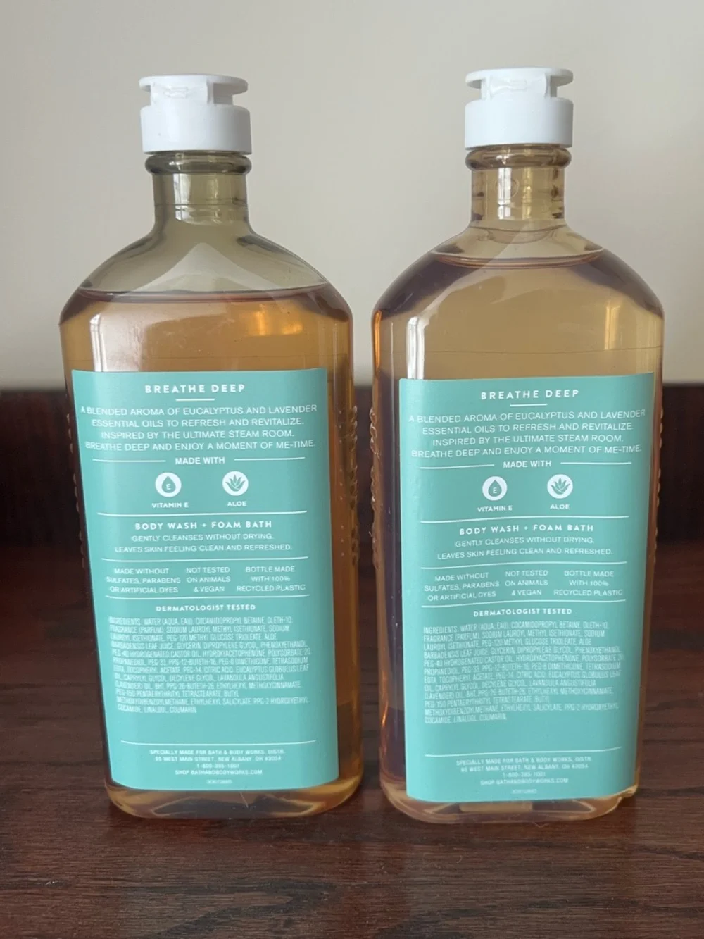 Bath and Body Works Breathe Deep Eucalyptus & Lavender Body Wash - Picture 2 of 4